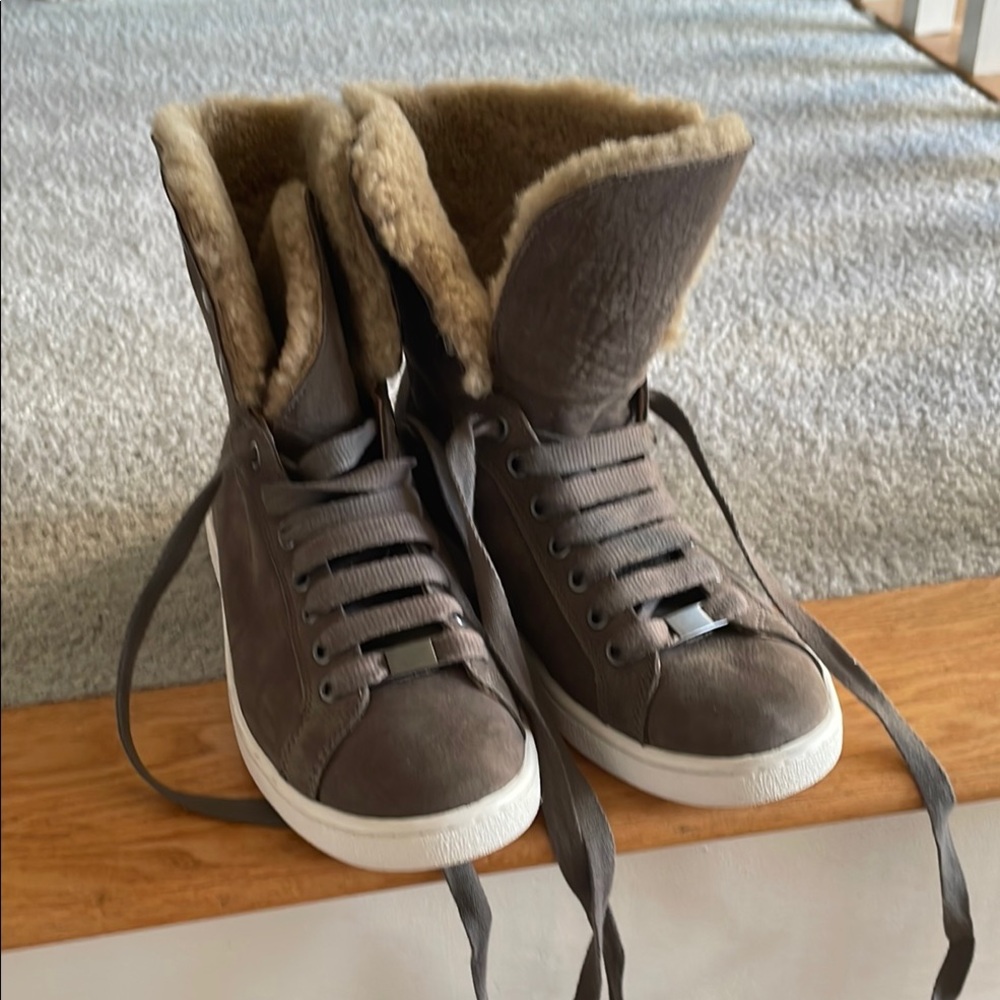 UGG Gray Winter Boots for Rainy Days